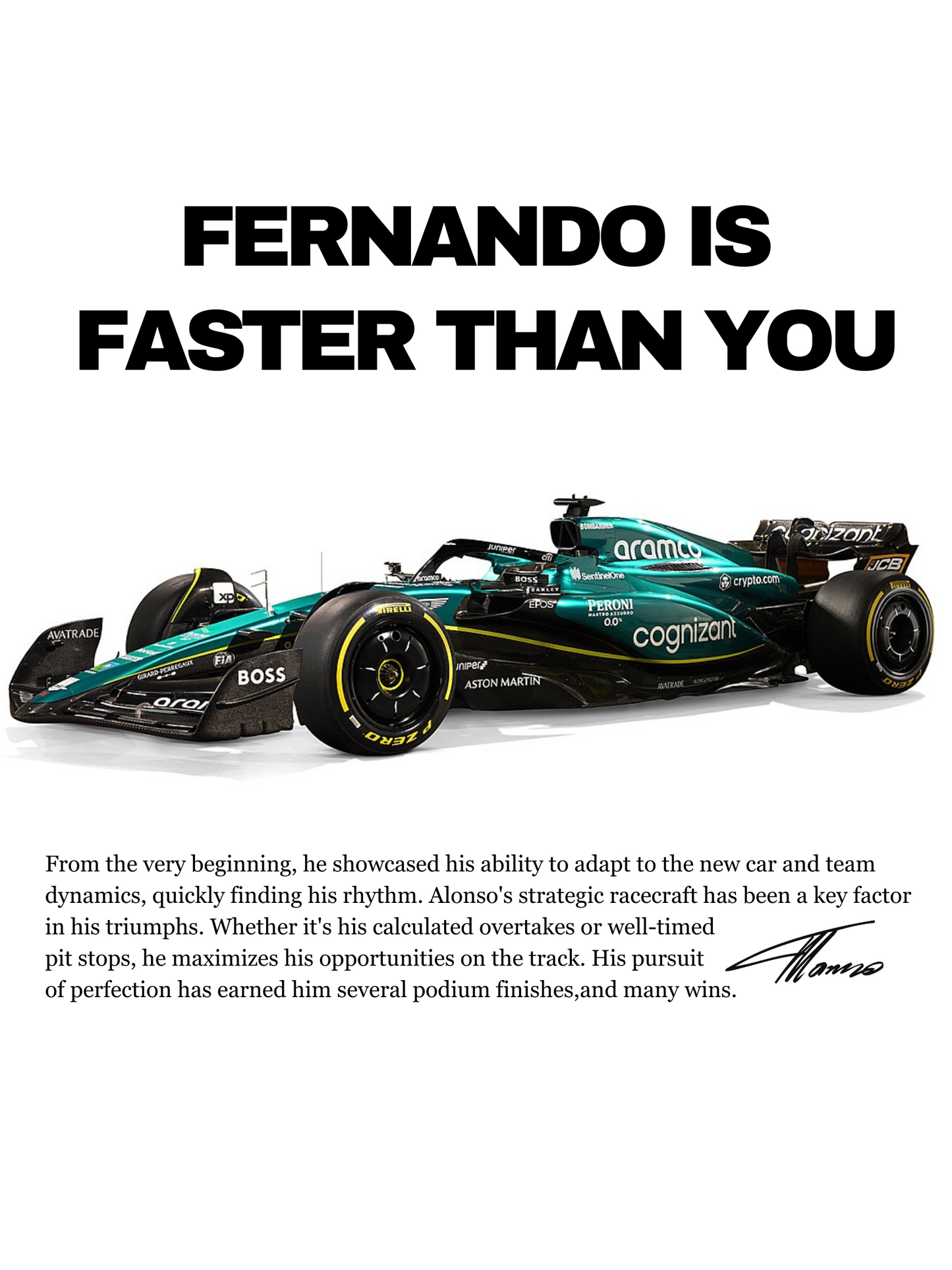 Fernando Is Faster Than You
